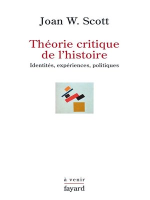 cover image of Théorie critique de l'histoire
